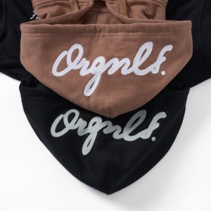 Áo Khoác Hoodie Nam Orgnls Hand-Drawn Chain Stitch Lettering Form Regular