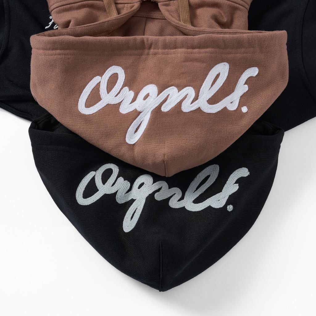 Áo Khoác Hoodie Nam Orgnls Hand-Drawn Chain Stitch Lettering Form Regular